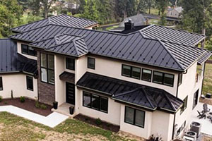 home with finished metal roofing installation by J&J Roofing in Vancouver, Washington