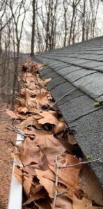 Gutters needing service