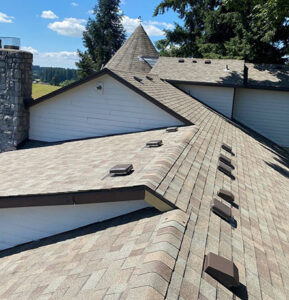 New new roof with proper ventilation