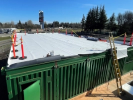 Commercial roofing installation by J&J Roofing & Construction