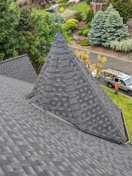 Unique roofing job in Beaverton by J&J Roofing & Construction