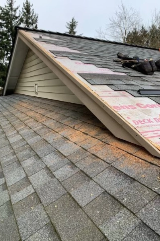 Precision residential roof leak repair and flashing reinforcement completed by our local Washington County structural crews near Summerlake