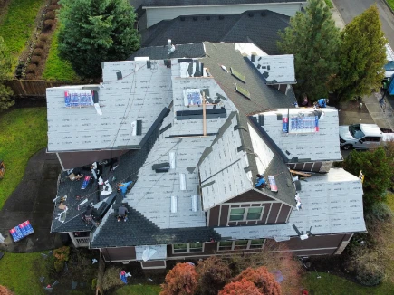 new roofing installation